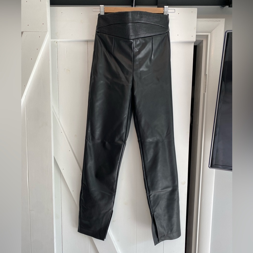 Dynamite High Waisted Faux Leather Pants